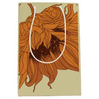 Sacola Para Presentes Média Sun & Bloom