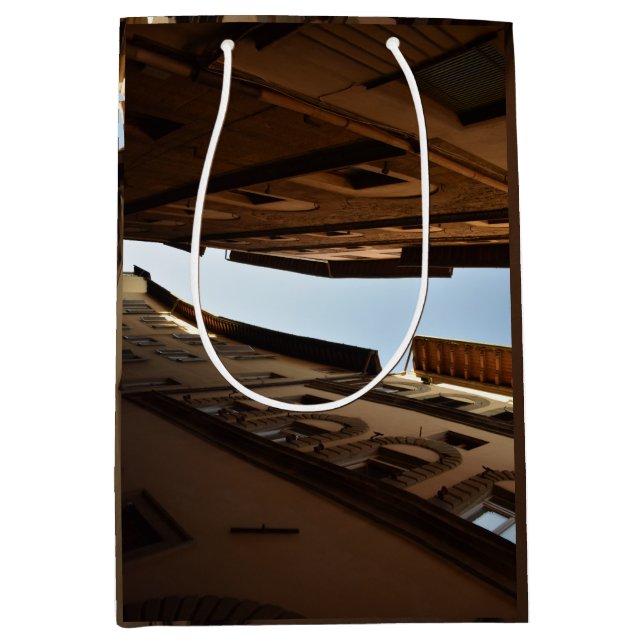 Sacola Para Presentes Média Sun-kissed Street (Frente)