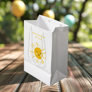 Sacola Para Presentes Média Sunshine está girando uma Festa de aniversário