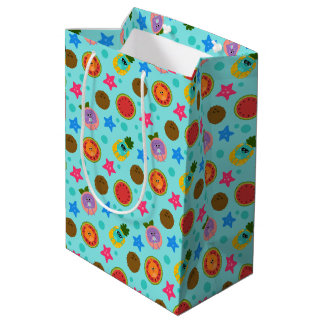 Sacola Para Presentes Média Super Simples | Bumble Nums Summer Birday