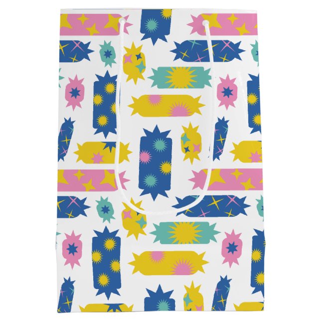 Sacola Para Presentes Média Sweet candies. (Verso)