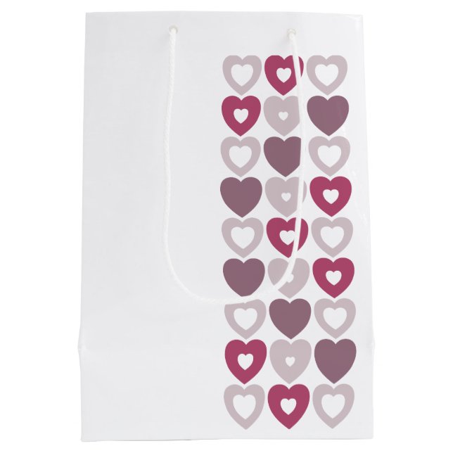 Sacola Para Presentes Média Sweetheart Quilt (Verso)