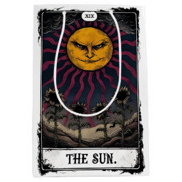 Sacola Para Presentes Média Tarot do Sol Gótico