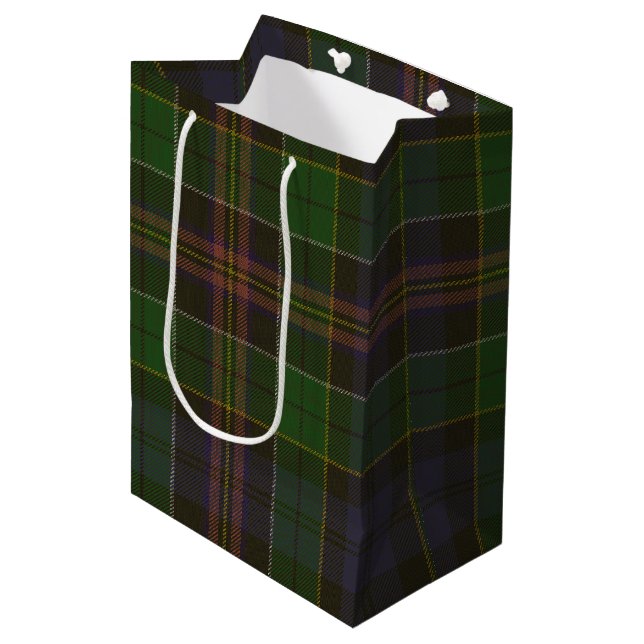 Sacola Para Presentes Média Tartan de Allison (Frente inclinada)