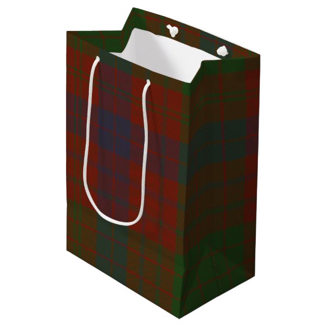 Sacola Para Presentes Média Tartan de Ross (Frente inclinada)