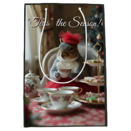 Sacola Para Presentes Média Teas the Season