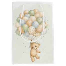 Sacola Para Presentes Média Teddy Bear First Birthday Party Favor Bags