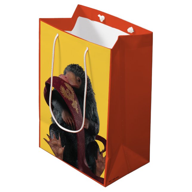 Sacola Para Presentes Média Teddy With Tie Graphic (Frente inclinada)