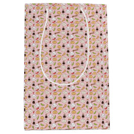 Sacola Para Presentes Média Tema de comida chinesa Kawaii