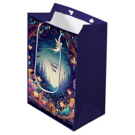 Sacola Para Presentes Média Tema do Partido Fada Brilhante - Conto de Feira De