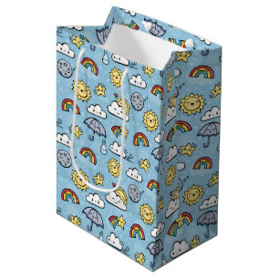 Sacola Para Presentes Média Tempo bonito