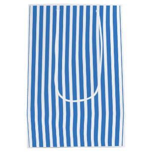 Sacola Para Presentes Média Tendência criativa Modelo Azul moderno, branco esb