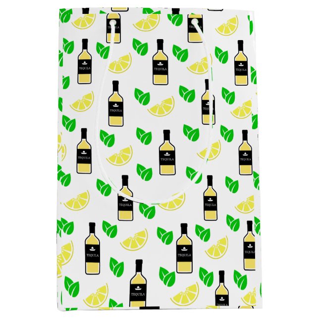 Sacola Para Presentes Média Tequila e Lemon (Frente)