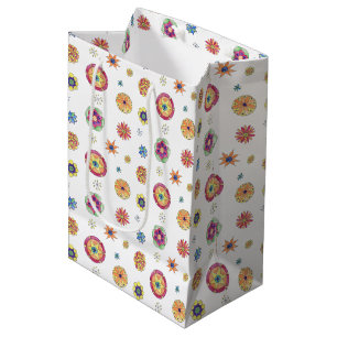 Sacola Para Presentes Média Teste padrão de Starflower