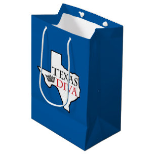 Sacola Para Presentes Média Texas DIVA