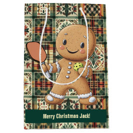 Sacola Para Presentes Média Texto personalizado Rally de Natal desastrado