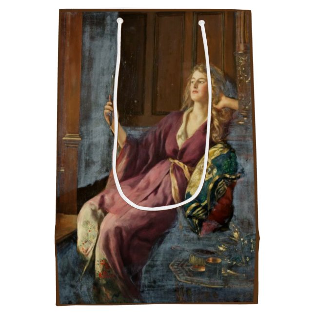 Sacola Para Presentes Média The Beautiful Minx (by John Collier) (Verso)