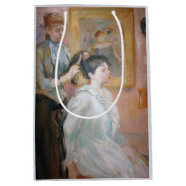 Sacola Para Presentes Média The Hairstyle (por Berthe Morisot)
