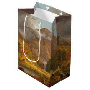 Sacola Para Presentes Média Thomas Cole A View of Mountain Pass