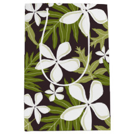 SACOLA PARA PRESENTES MÉDIA TIARE (COMBINAÇÃO OLIVADA)