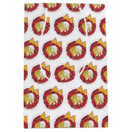 Sacola Para Presentes Média Tigela do Chili Chili Chile con Carne Cookoff Comi