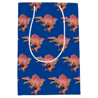 Sacola Para Presentes Média Toque de Cartoon Dinossauro Espinossauro