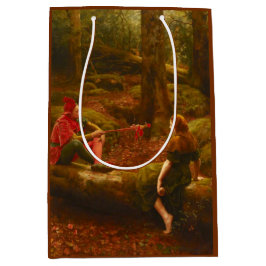 Sacola Para Presentes Média Touchstone e Audrey (Na Floresta de Arden)