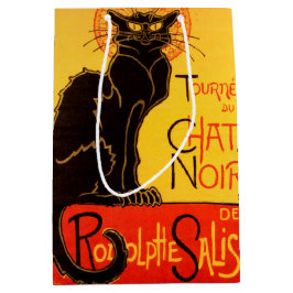 Sacola Para Presentes Média Tournée do Chat Noir - Cartaz Vintage