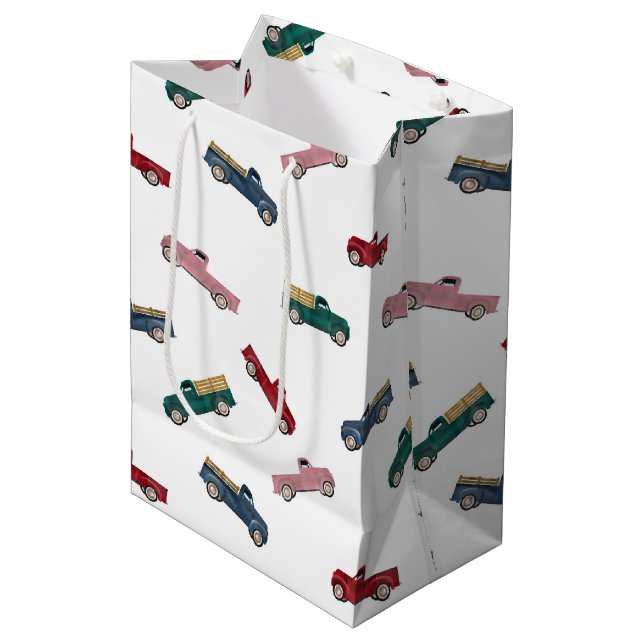 Sacola Para Presentes Média Transporte Automóvel De Caminhões Em Pickup (Frente inclinada)