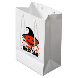 Sacola Para Presentes Média Treck Trat Pumpkin sorrindo