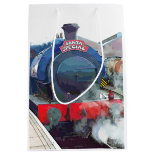 SACOLA PARA PRESENTES MÉDIA TRENS DO VAPOR
