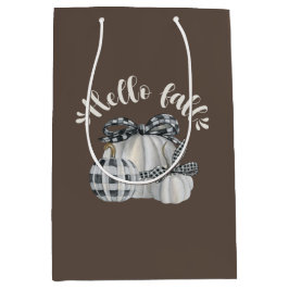 Sacola Para Presentes Média Três Pumpkin Olá Queda