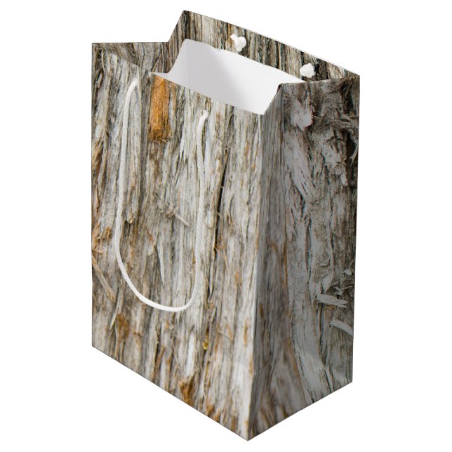 Sacola Para Presentes Média tronco de árvore (Frente inclinada)