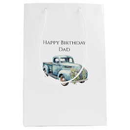 Sacola Para Presentes Média Trucks Dad Birthday