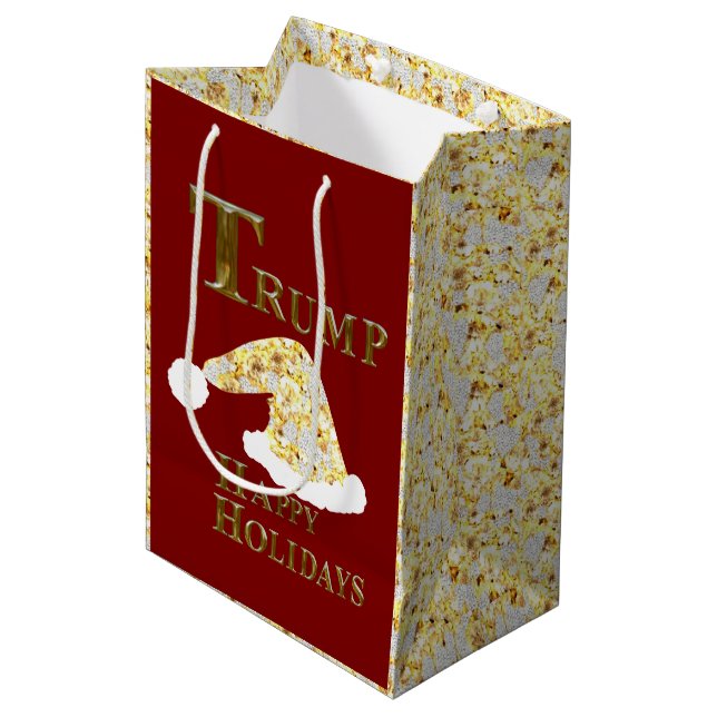 SACOLA PARA PRESENTES MÉDIA TRUMP 2024 (Frente inclinada)