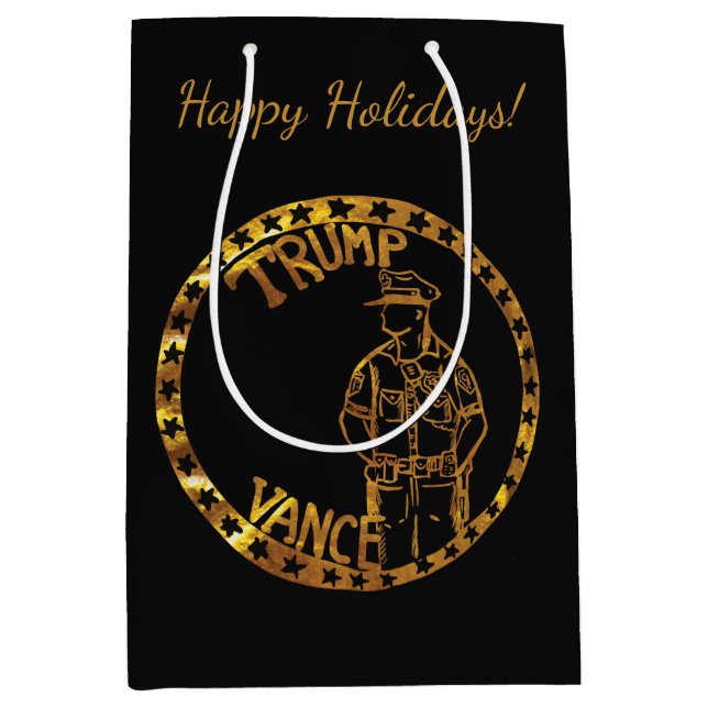 SACOLA PARA PRESENTES MÉDIA TRUMP 2024 (Frente)