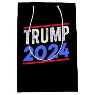 Sacola Para Presentes Média Trump 2024 Para A Eleição Do Presidente Donald J