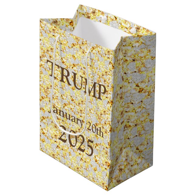 SACOLA PARA PRESENTES MÉDIA TRUMP 2025 (Frente inclinada)