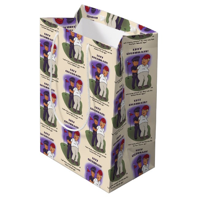 Sacola Para Presentes Média Trump Felonies (Verso inclinado)