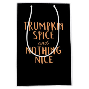 Sacola Para Presentes Média Trumpkin Spice Nice