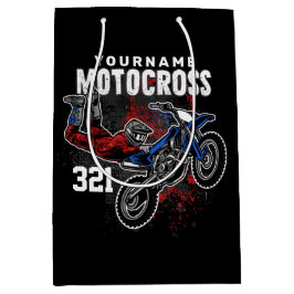 Sacola Para Presentes Média Truques FMX de Corrida Múltipla Personalizada de E