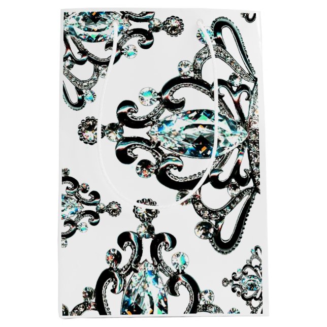 Sacola Para Presentes Média "Tudo Tiara" (Frente)