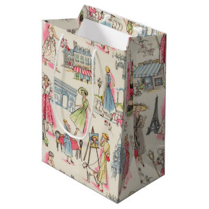 Sacola Para Presentes Média Um Dia em Paris