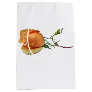 Sacola Para Presentes Média Um único corte de rosa