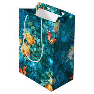 Sacola Para Presentes Média Uma Fada na Série Jardim Design 11