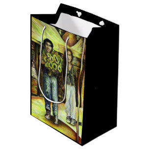 Sacola Para Presentes Média Uma Fase de ChapeI Sistina de um ChaIIenge