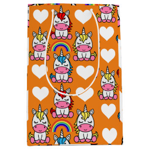 Sacola Para Presentes Média Unicorn Pony Birthday
