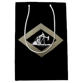 Sacola Para Presentes Média Unidades de bombeamento duplas do poço de petróleo