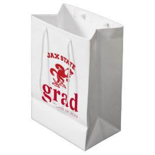 Sacola Para Presentes Média Universidade Estadual de Jacksonville JAX State Ga
