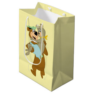 Sacola Para Presentes Média Urso de Carregando do Urso Yogi